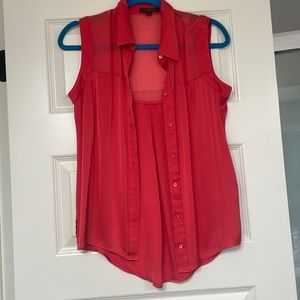 Rachel Zoe red shirt